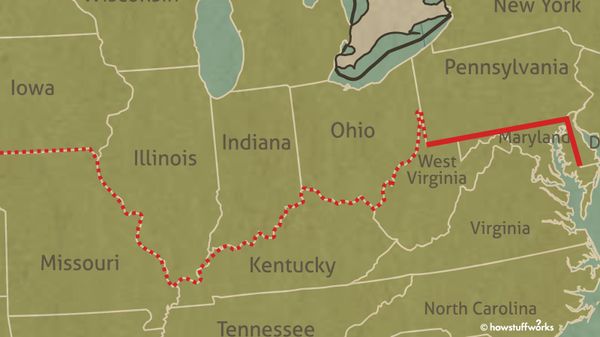 How the Mason-Dixon Line Became the Divider Between the North and the South