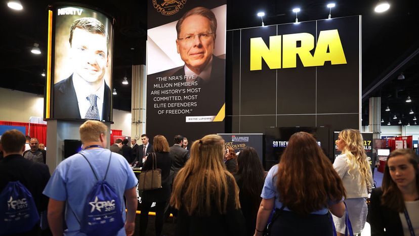 NRA booth, CPAC