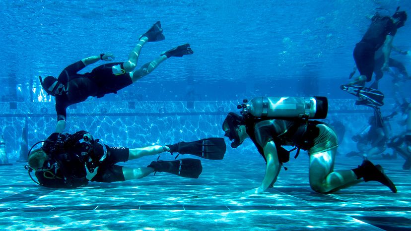 SEAL underwater training