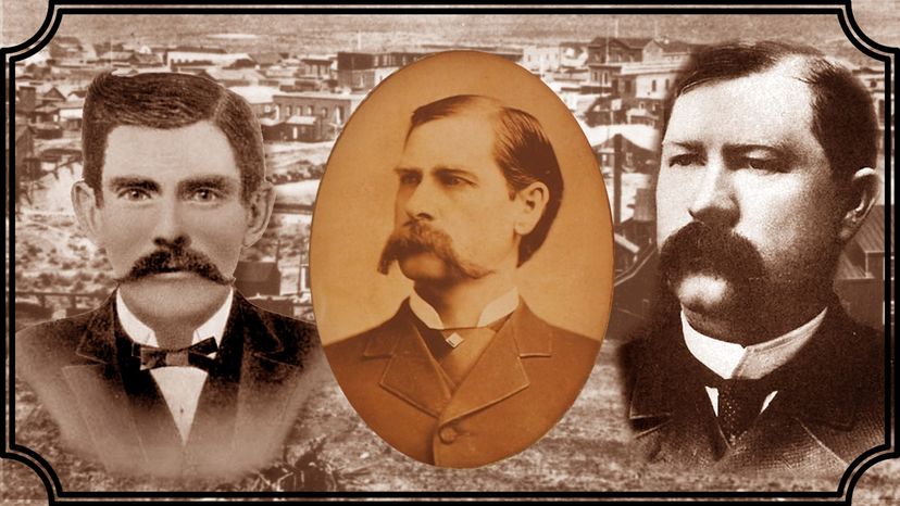 "Doc" Holliday, Wyatt Earp and Virgil Earp
