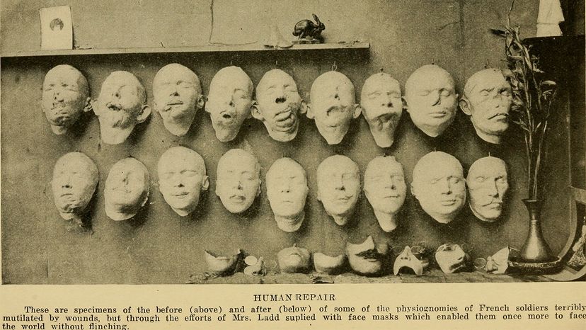 Anna Coleman Ladd, masks