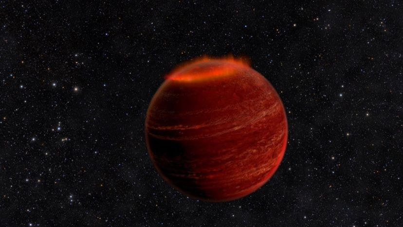 Brown dwarf displays its aurora