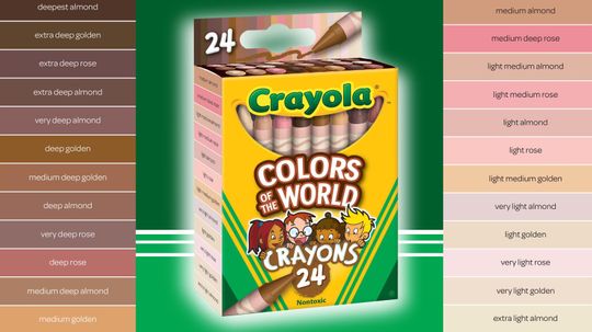 Crayola为所有颜色的孩子们推出了新的蜡笔”border=