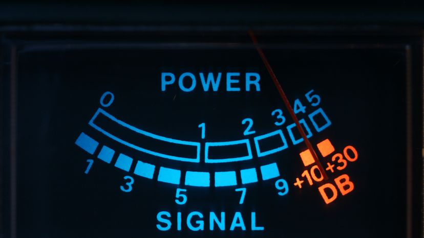 A signal strength meter. 
