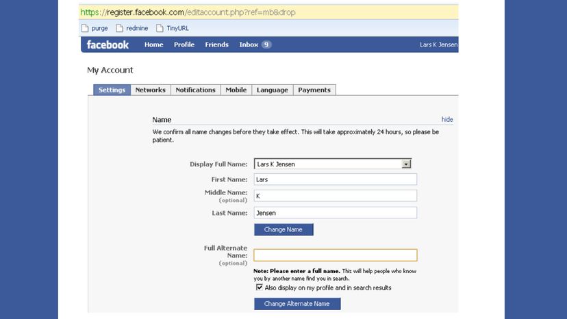 How to Change Facebook Profile Name after Name Limits Reached. - Tricks99