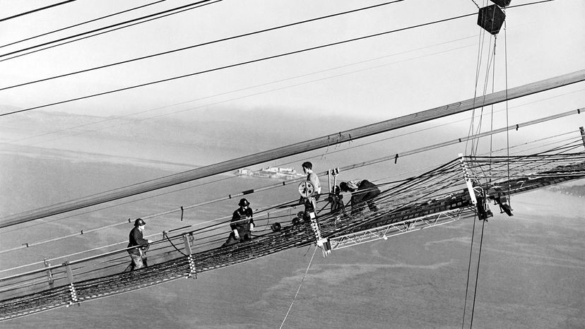 Golden Gate Bridge: Pioneer using safety nets