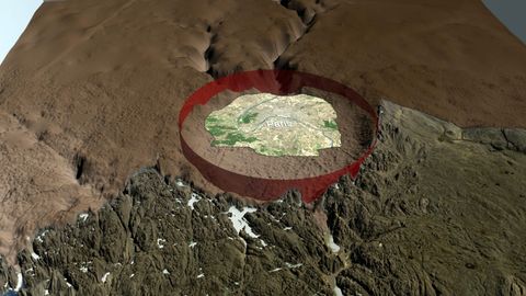 Greenland Crater First Ever Found Beneath Glacial Ice Sheet - Vimarsana News