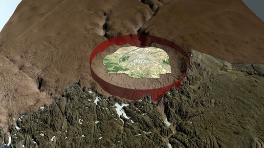 Greenland Crater First Ever Found Beneath Glacial Ice Sheet