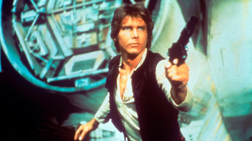 汉·索罗（Han Solo）在1977年的“星球大战”“width=