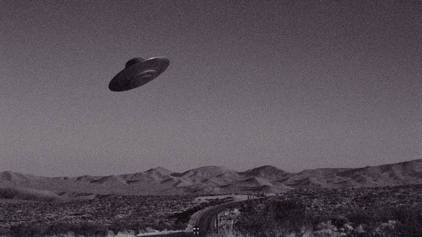 A UFO sighted in the 1900s. 