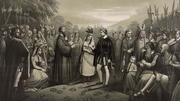 Pocahontas married John Rolfe