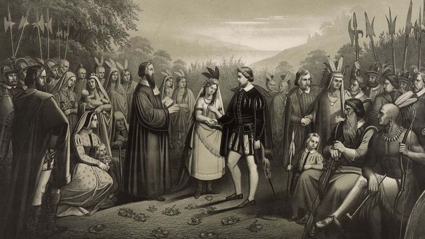 Pocahontas married John Rolfe