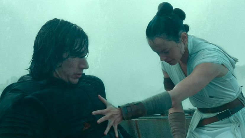 Rey and Kylo Ren