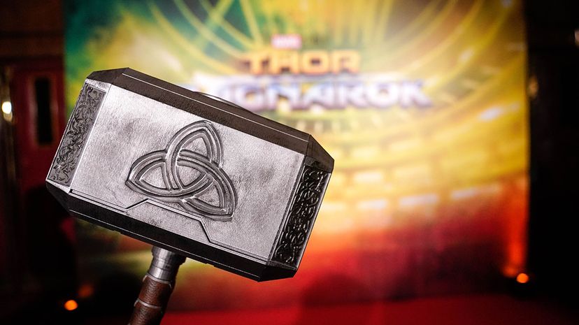 Thor's magical and mighty hammer, Mjolnir