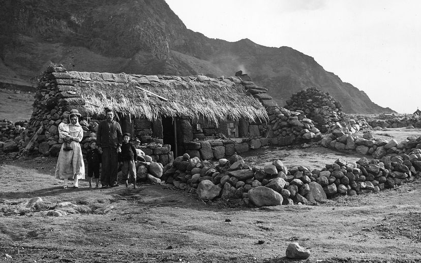 family on Tristan da Cunha