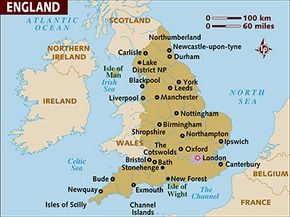 map of United Kingdom