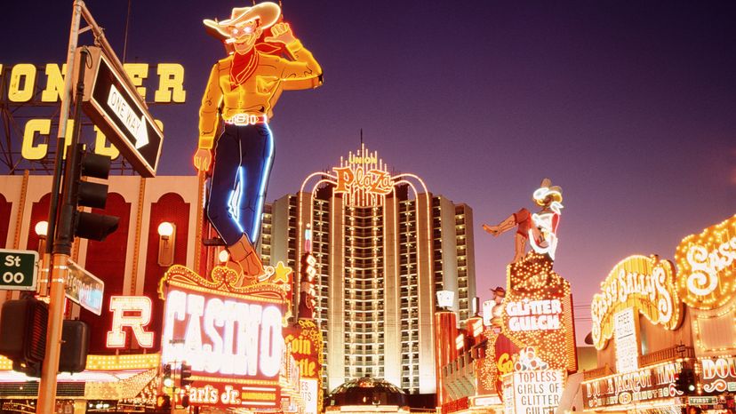 LAS VEGAS STRIP AT NIGHT, Nevada, USA. 