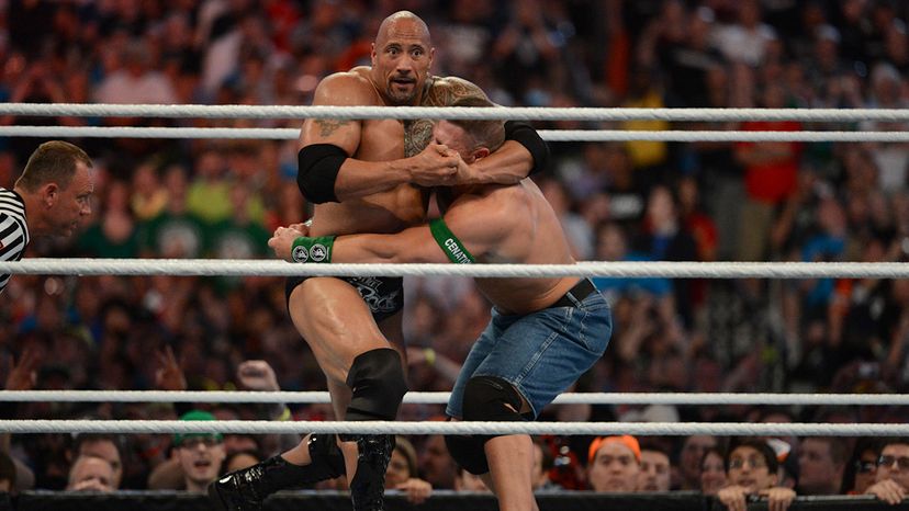 The Rock and John Cena 