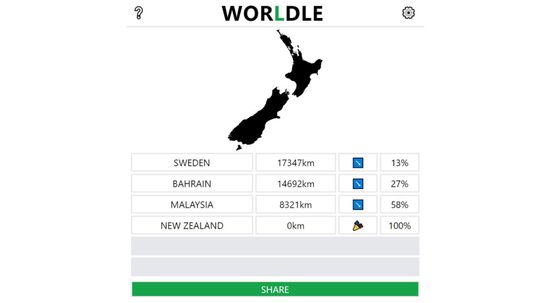 Worldle:这不是一款错别字，而是一款地理游戏＂border=