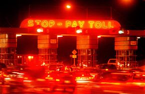 Investors who buy revenue bonds are sometimes repaid with the money collected from toll booths.