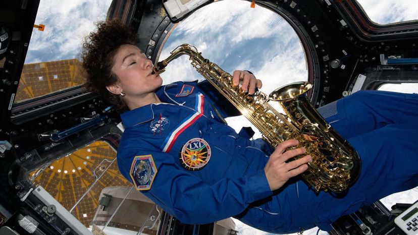 saxophone on ISS