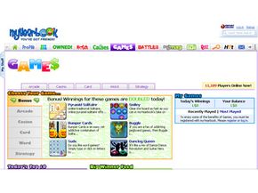 Members of myYearbook can play dozens of different games.