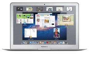 当前的Mac电脑运行Mac OS X。”width=