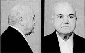 Anthony &quot;Fat Tony&quot; Salerno, a boss of the Genovese family, in an FBI mugshot taken after his arrest on racketeering charges