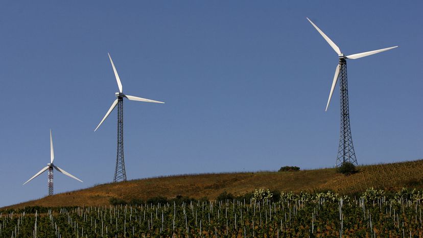 wind turbines in Italy