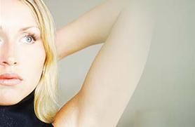 woman's underarm photo