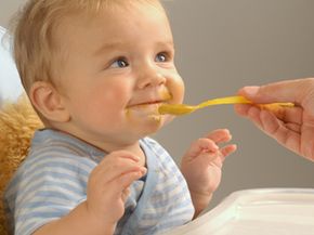 baby eating