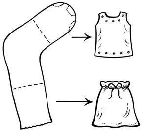 How to make a barbie dress with discount socks