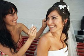 The maid of honor has lots to do on the bride's big day.