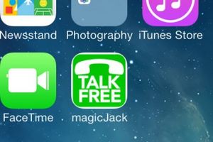 App icons on an iPhone running iOS 7