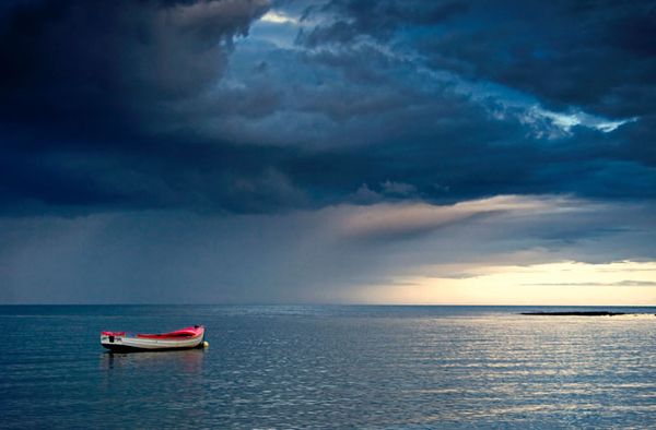 Outdoors, nature, sky, cloud, water, nautical vessel.