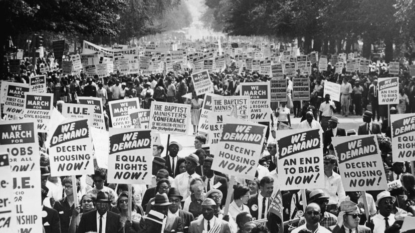 March on Washington, civil rights protesters