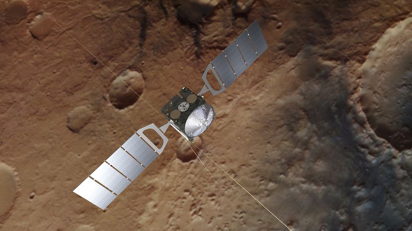 Illustration of Mars Express