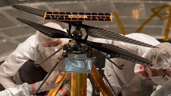 火星上的一架直升飞机能飞吗?NASA说,是的”class=