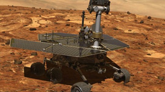 mars rover high gain antenna