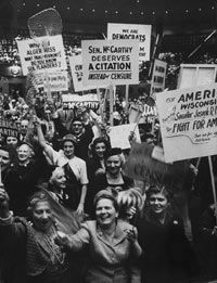 A rally of McCarthy supporters