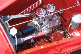 With a 350-cid small-block Chevy engine and T-10four-speed transmission, the famed McGee/ScritchfieldDeuce set a167.212 mph at Bonneville in 1971.