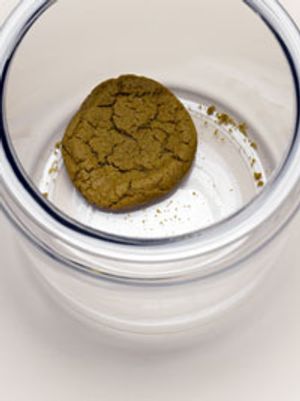 Peanut butter cookie.