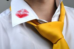 Not your lipstick on his collar? Uh-oh.