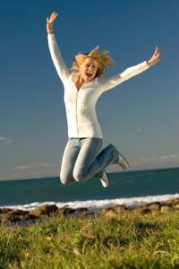 Women score slightly higher than men on happiness evaluations. See more emotion pictures.