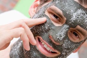 man mask exfoliation