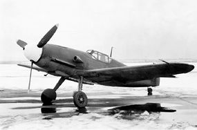 Successive design changes to the Messerschmitt Bf 109 led to an increasingly streamlined aircraft. The one seen here is a Bf 109F, which appeared not long after the 1940 Battle of Britain.