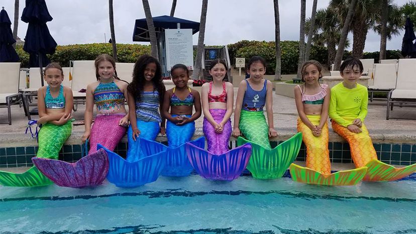 kids, mermaid class,  AquaMermaid in South Florida