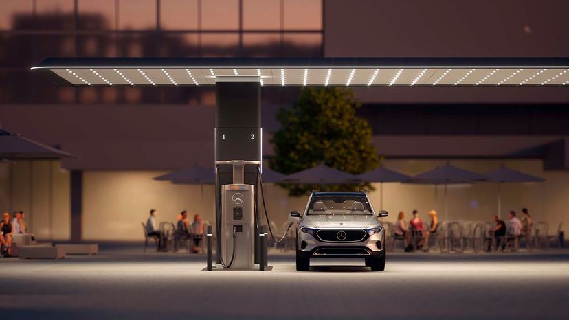 Mercedes-Benz charging station