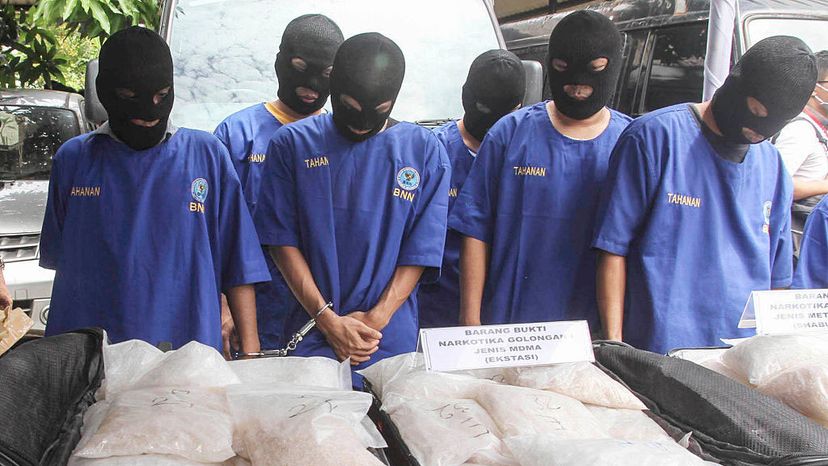 Indonesia, meth dealers