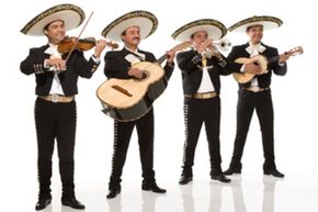 Traditional Mariachi musicians from Mexico.